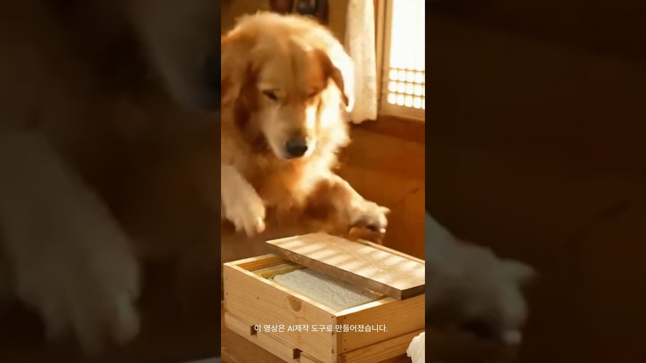 El increíble gesto de un Golden ante el descuido de su abuela