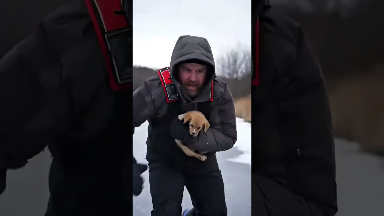 Milagro en el hielo: El rescate de un Firulais que conmovió internet