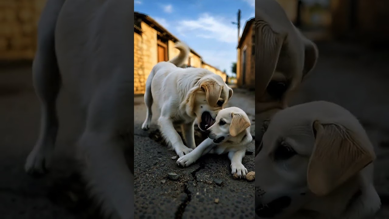 El conmovedor rescate de un pequeño Firulais que volvió a nacer