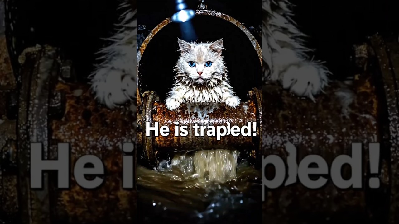 La increíble transformación de un gatito rescatado del lodo
