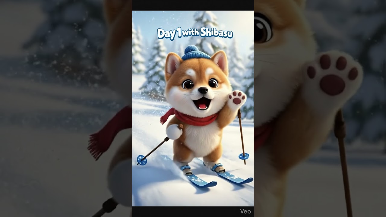 El conmovedor primer encuentro de un Shibasu con la nieve
